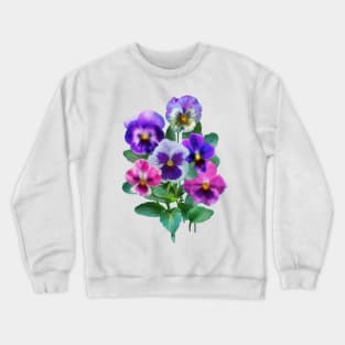 Bouquet of violets Crewneck Sweatshirt